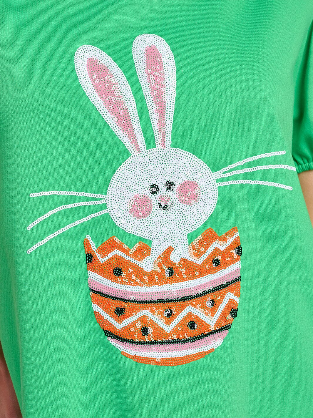 WOMEN'S SHORT PUFF SLEEVE RUFFLE BOTTOM HEM GRAPHIC MINI DRESS