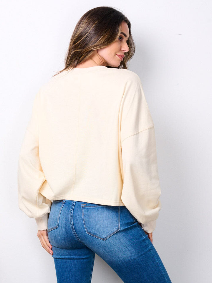 WOMEN'S LONG SLEEVE COWGIRL SWEATER