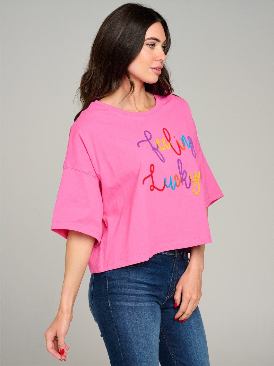 WOMEN'S SHORT SLEEVE GRAPHIC TOP