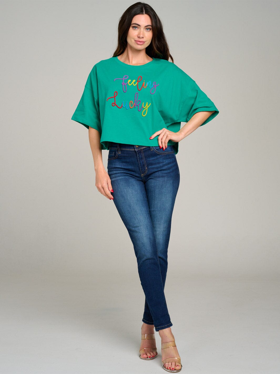 WOMEN'S SHORT SLEEVE GRAPHIC TOP