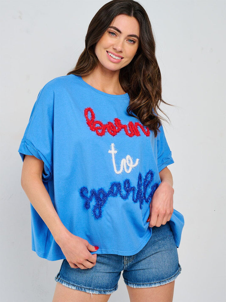 WOMEN'S SHORT SLEEVE GRAPHIC PATRIOTIC SHIRT