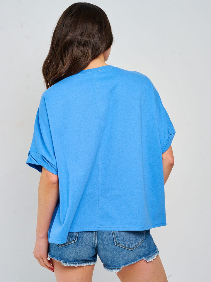 WOMEN'S SHORT SLEEVE GRAPHIC PATRIOTIC SHIRT