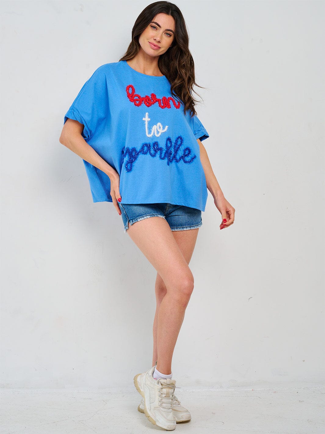 WOMEN'S SHORT SLEEVE GRAPHIC PATRIOTIC SHIRT