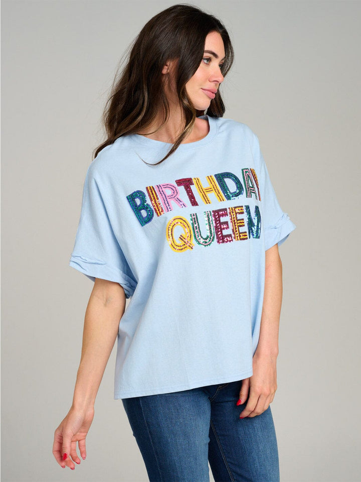 WOMEN'S SHORT SLEEVE GRAPHIC OVERSIZE SHIRT