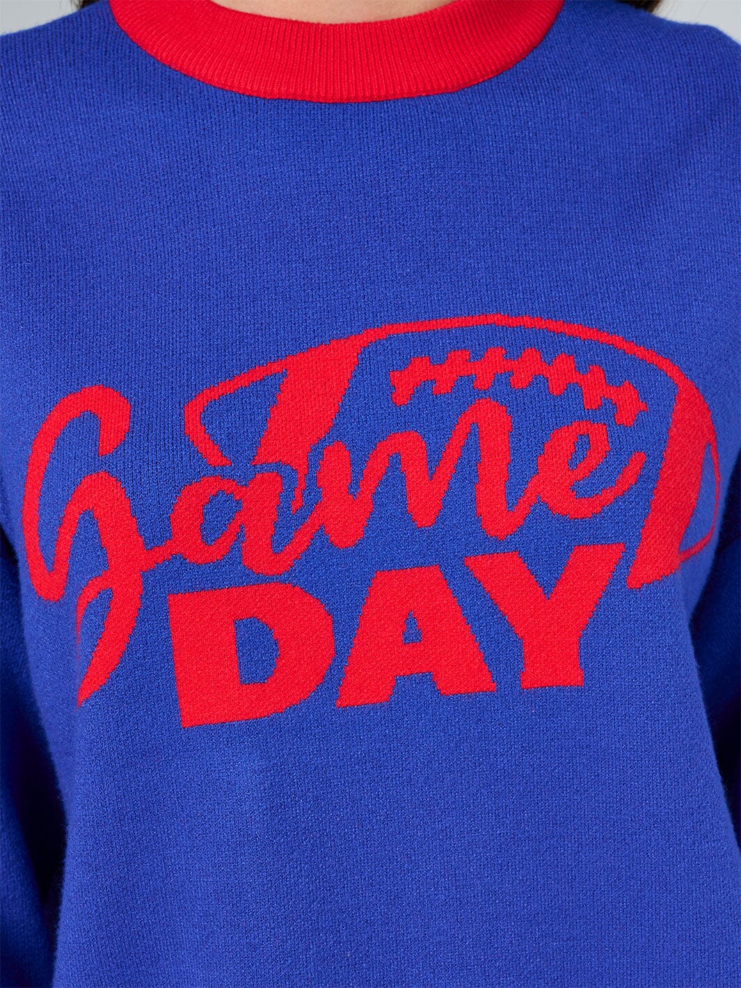 WOMEN'S LONG SLEEVE COLORBLOCK GRAPHIC PULLOVER SWEATER