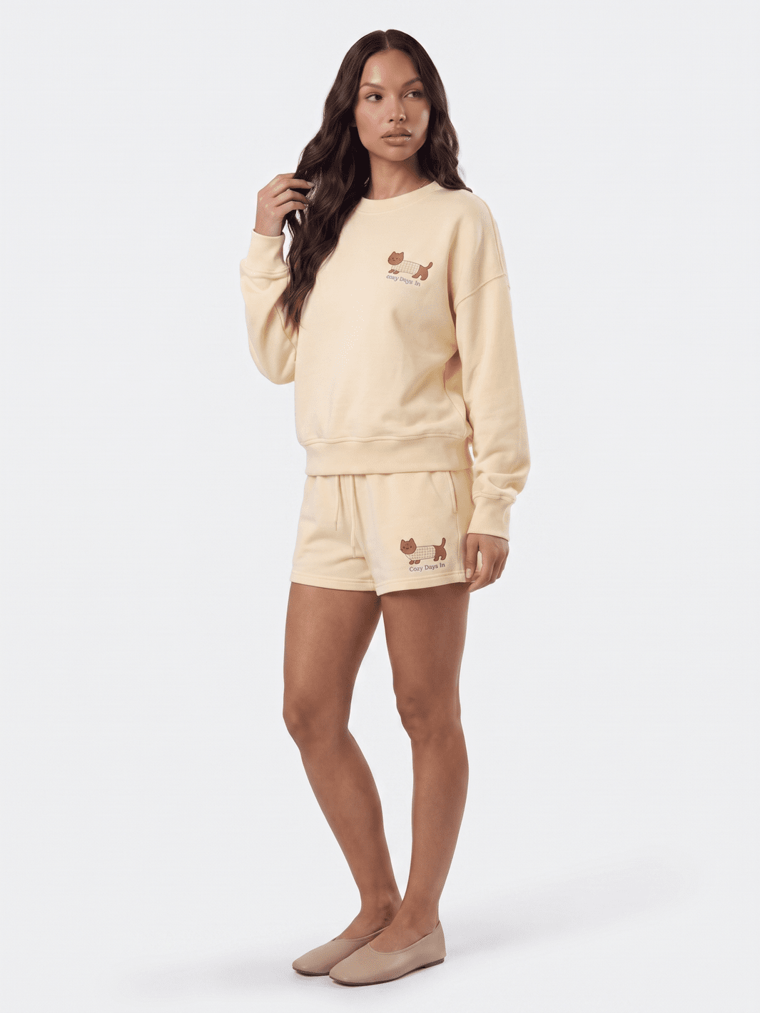 WOMEN'S LONG SLEEVE GRAPHIC PULLOVER SWEATER