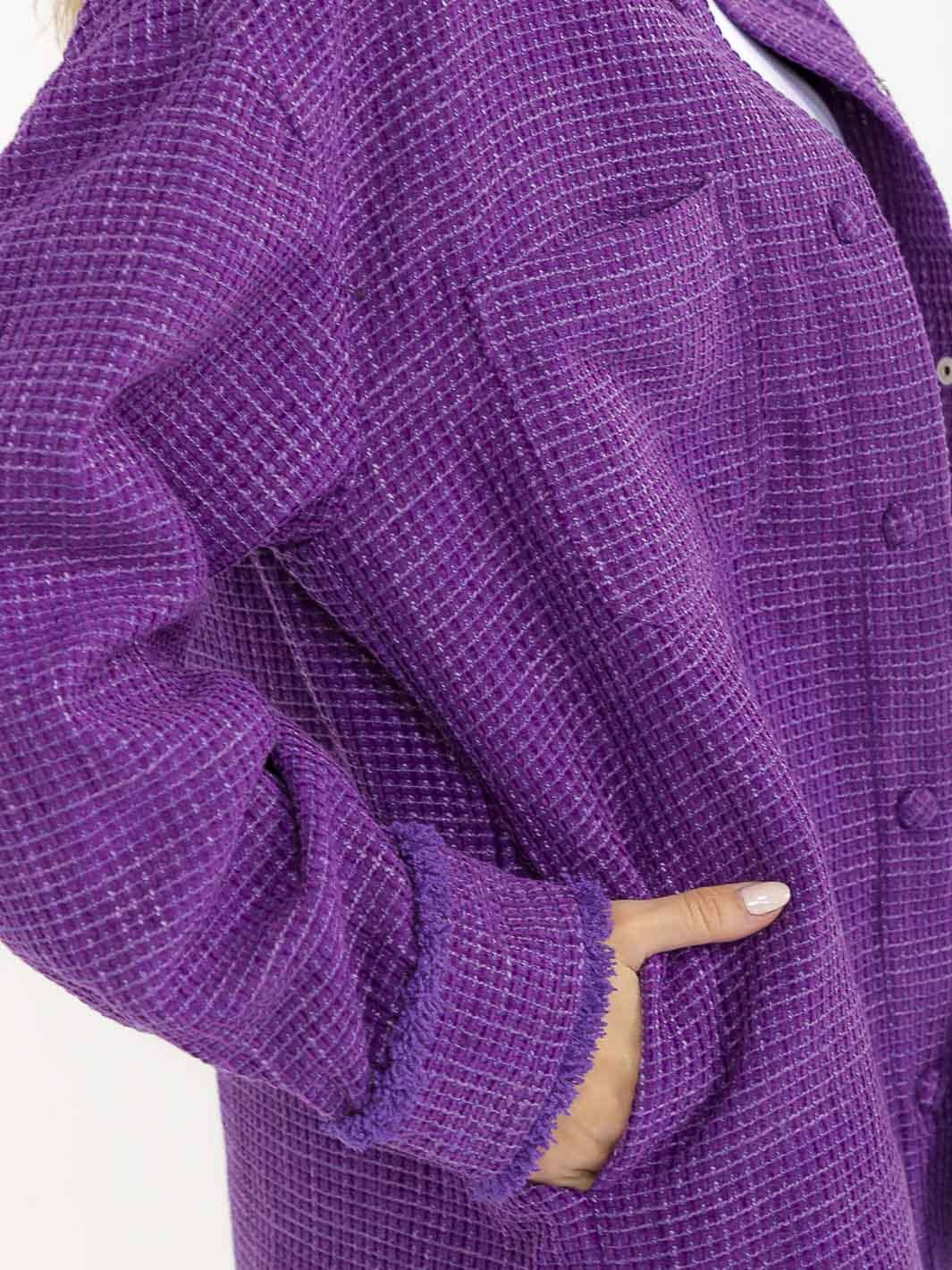 WOMEN'S LONG SLEEVE BUTTON CLOSURE FRONT POCKETS DETAILED JACKET