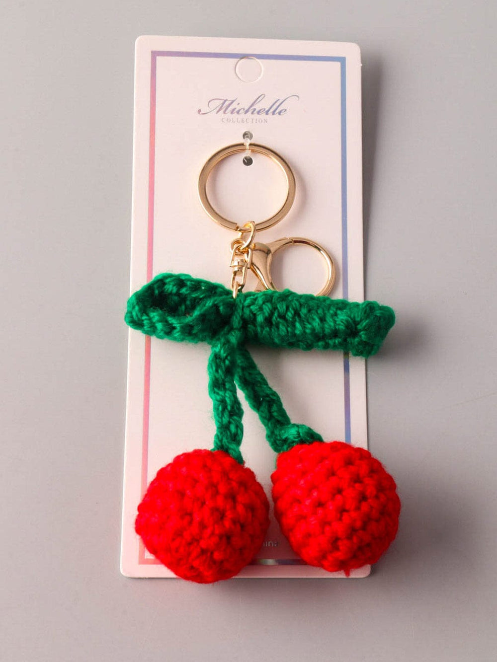 FASHION CHERRY PENDANT KEYCHAIN