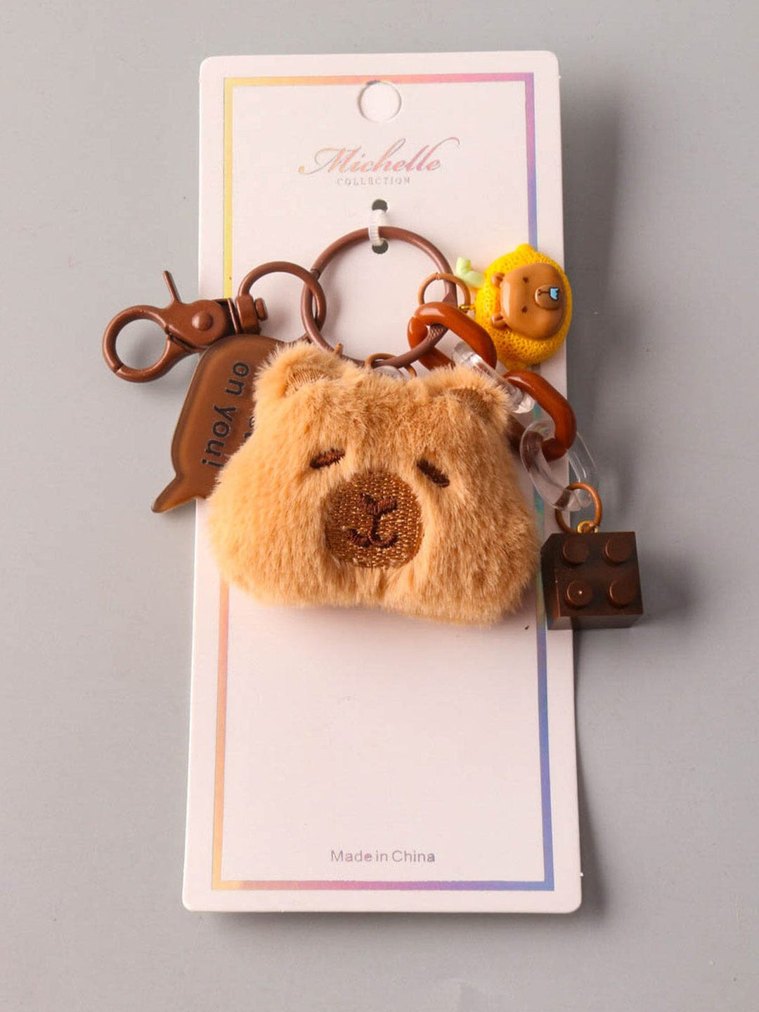 FASHION MULTI PENDANT KEYCHAIN