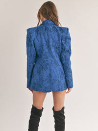 WOMEN'S LONG SLEEVE BUTTON CLOSURE POCKETS DETAILED BLAZER