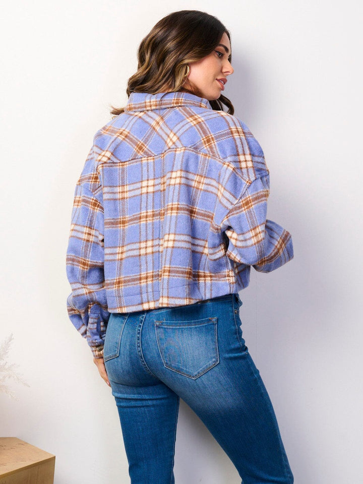 Copy of WOMEN'S LONG SLEEVE BUTTON CLOSURE POCKETS JACKET