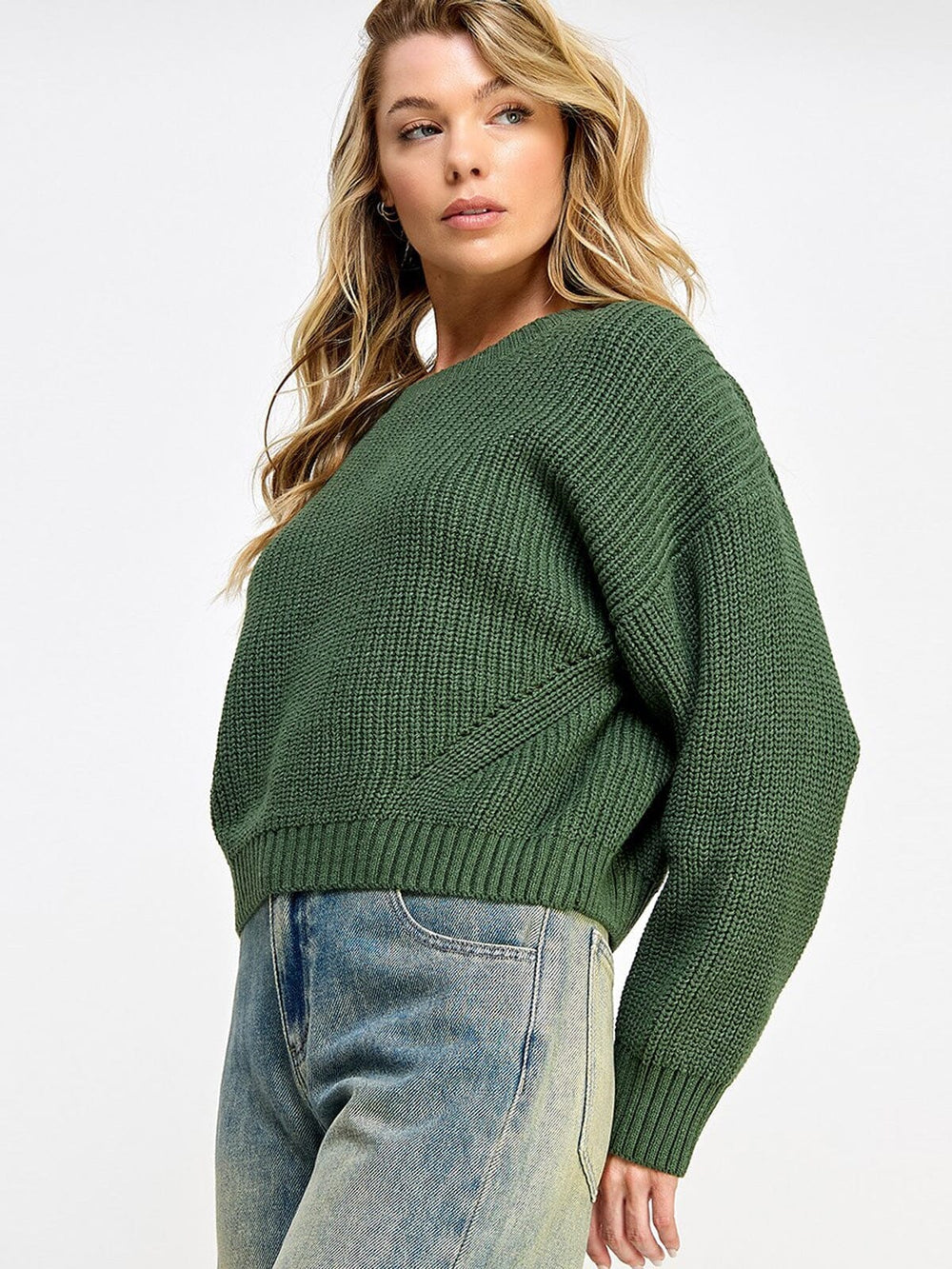 WOMEN'S LONG SLEEVE KNIT TOP