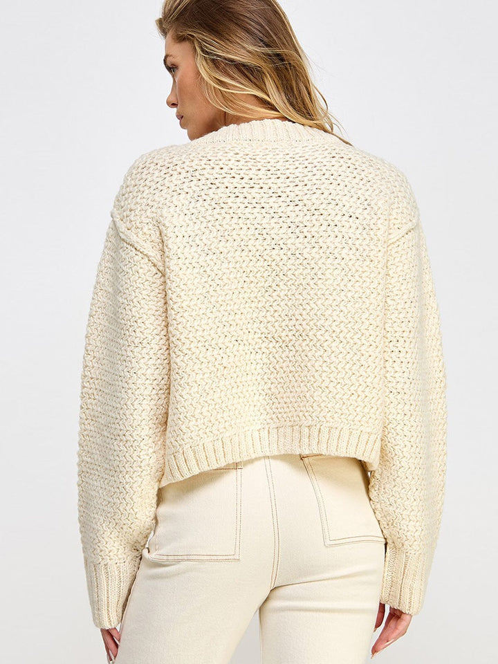 WOMEN'S LONG SLEEVE KNIT TOP