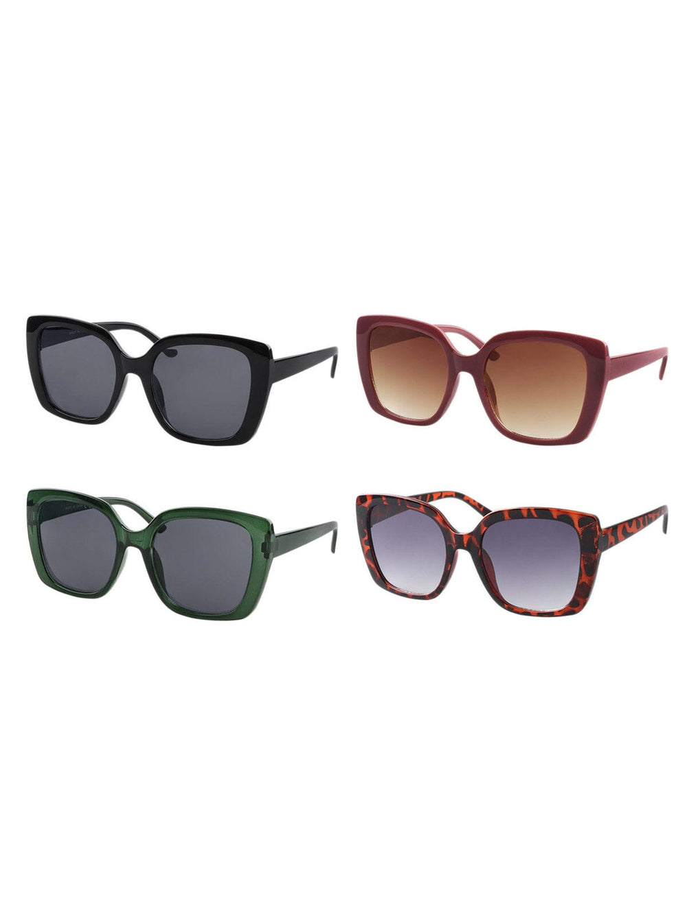 FASHION EYEWEAR ASSORTED COLORS SUNGLASSES