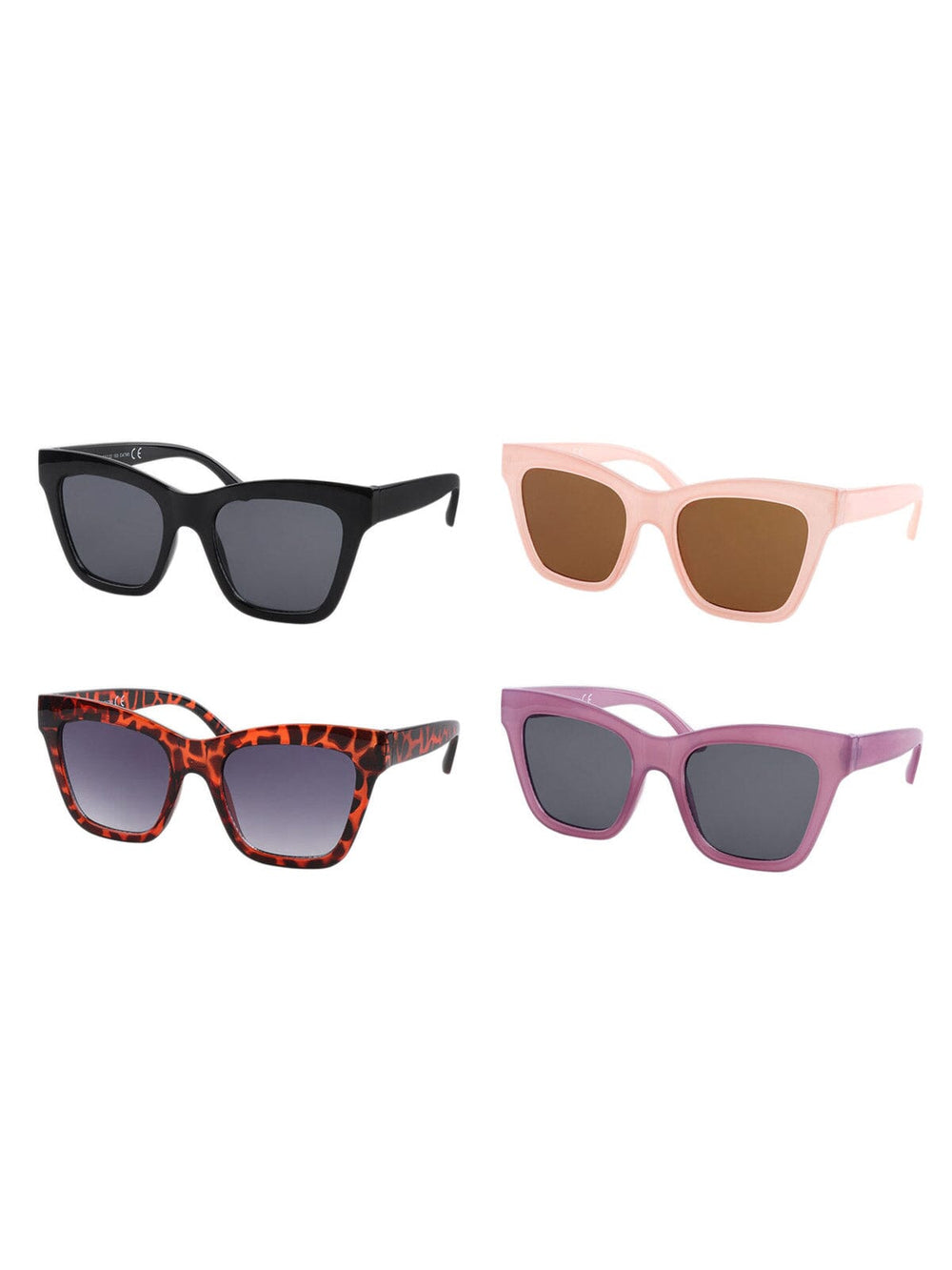 FASHION EYEWEAR ASSORTED COLORS SUNGLASSES