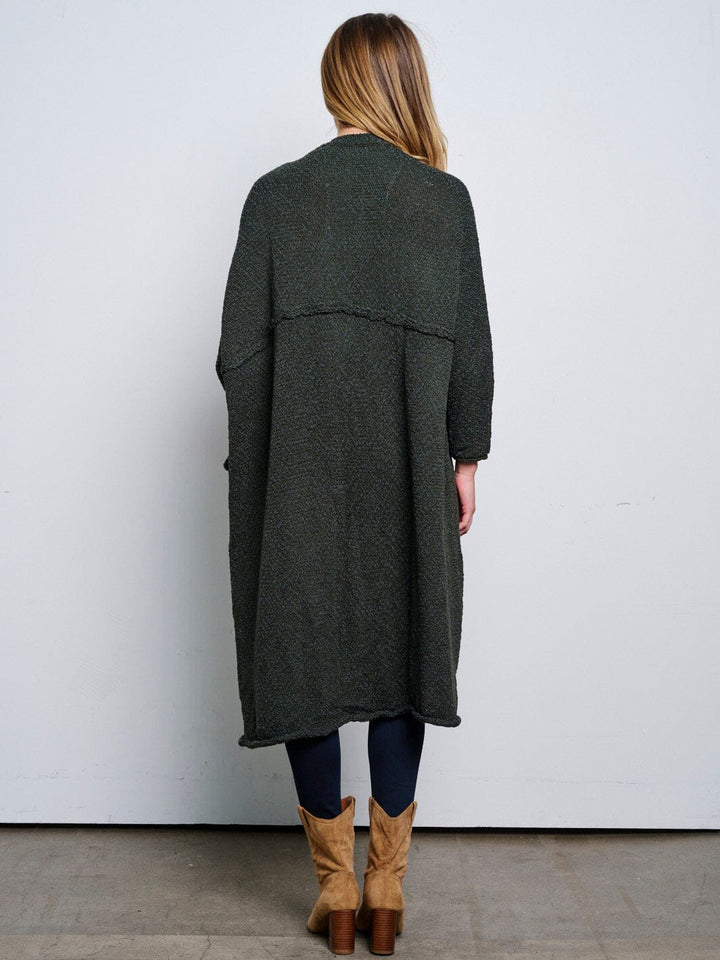 WOMEN'S LONG SLEEVE OPEN FRONT CARDIGAN