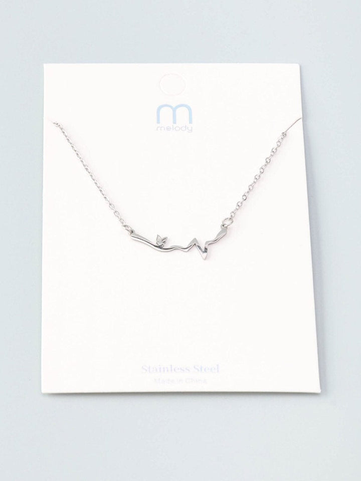 WOMEN'S SILVER LIFELINE NECKLACE