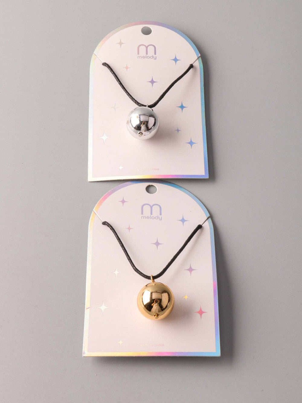 FASHION SILVER & GOLD PENDENT NECKLACE