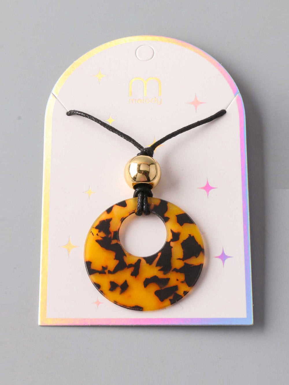 FASHION ANIMAL PRINT PENDANT NECKLACE