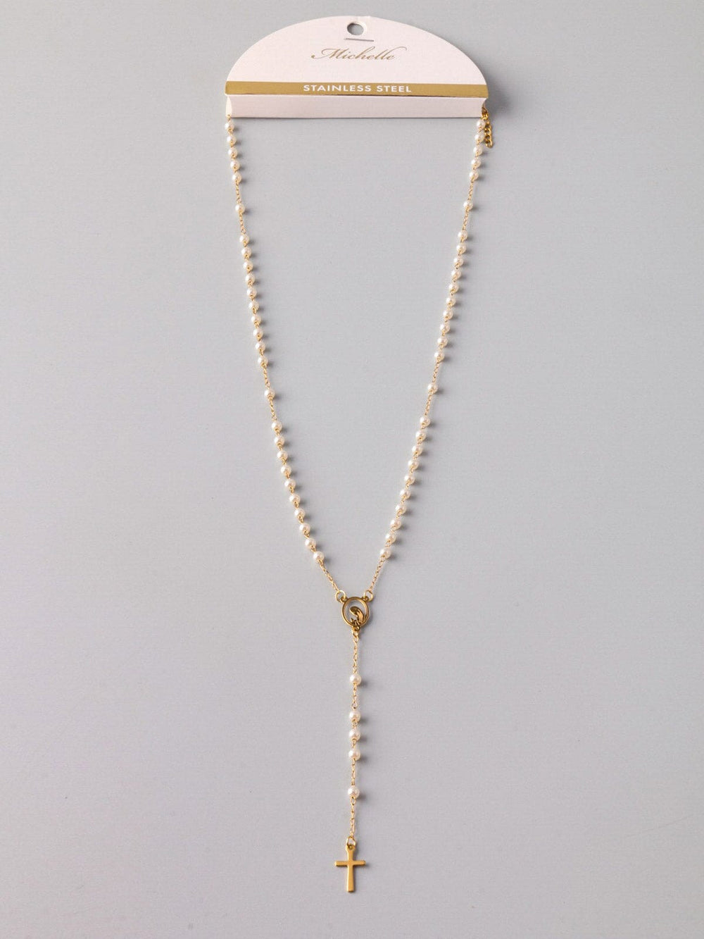 FASHION STAINLESS STEEL RELIGIOUS NECKLACE