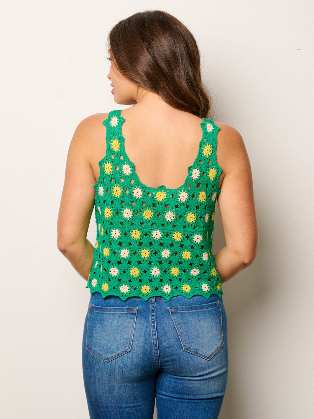 WOMEN'S SLEEVELESS KNITTED TANK TOP