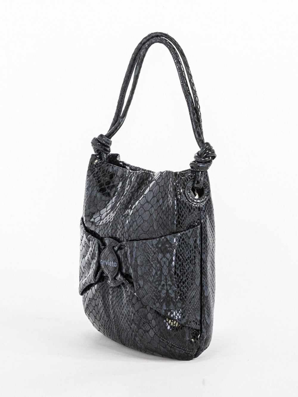 WOMEN'S PU PLEATHER SHIMMER HANDBAG