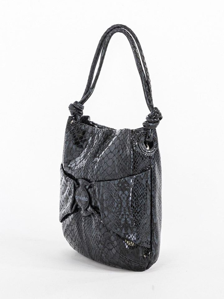 WOMEN'S PU PLEATHER SHIMMER HANDBAG