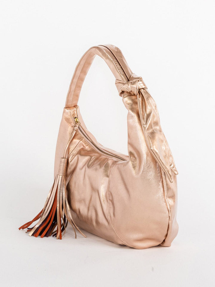 WOMEN'S PU PLEATHER SHIMMER HANDBAG
