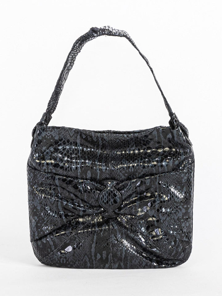 WOMEN'S HANDBAG WITH WALLET PU PLEATHER SHIMMER 2PC. SET