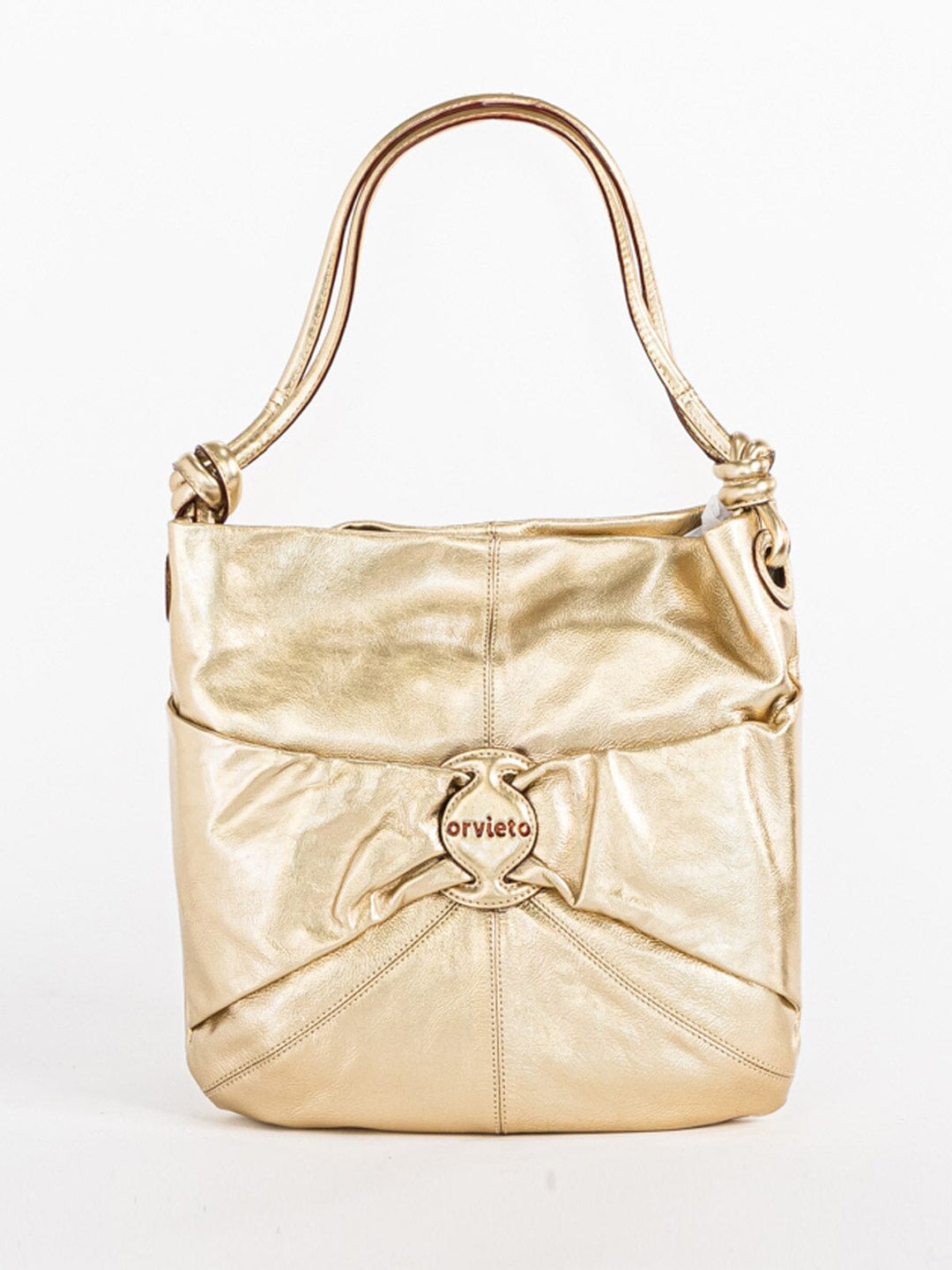 WOMEN'S PU PLEATHER SHIMMER HANDBAG