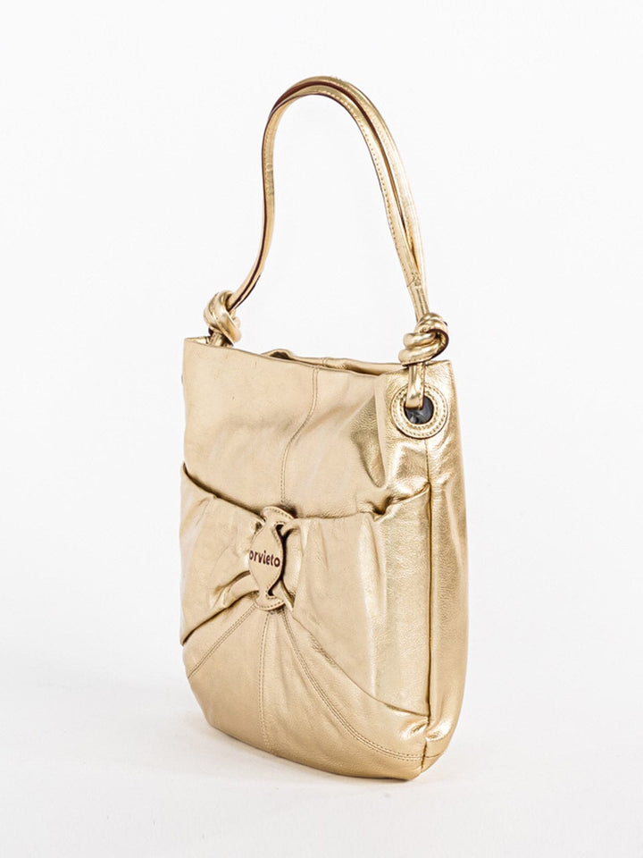 WOMEN'S PU PLEATHER SHIMMER HANDBAG