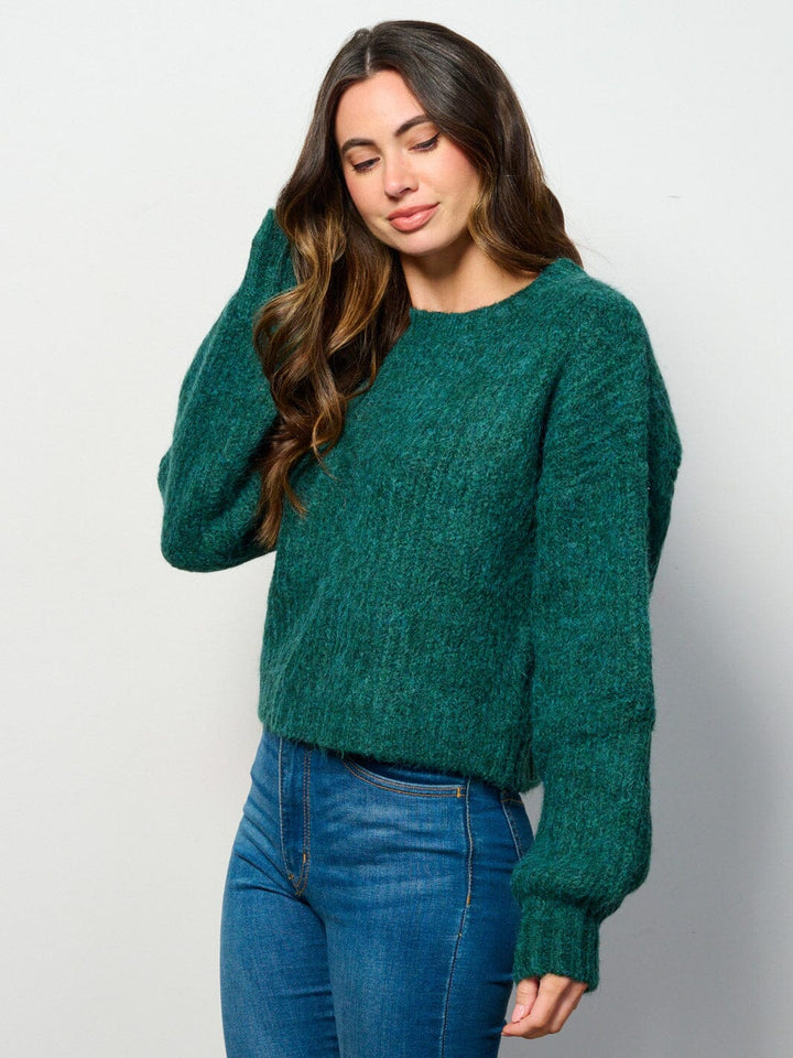 WOMEN'S LONG SLEEVE PULLOVER SWEATER