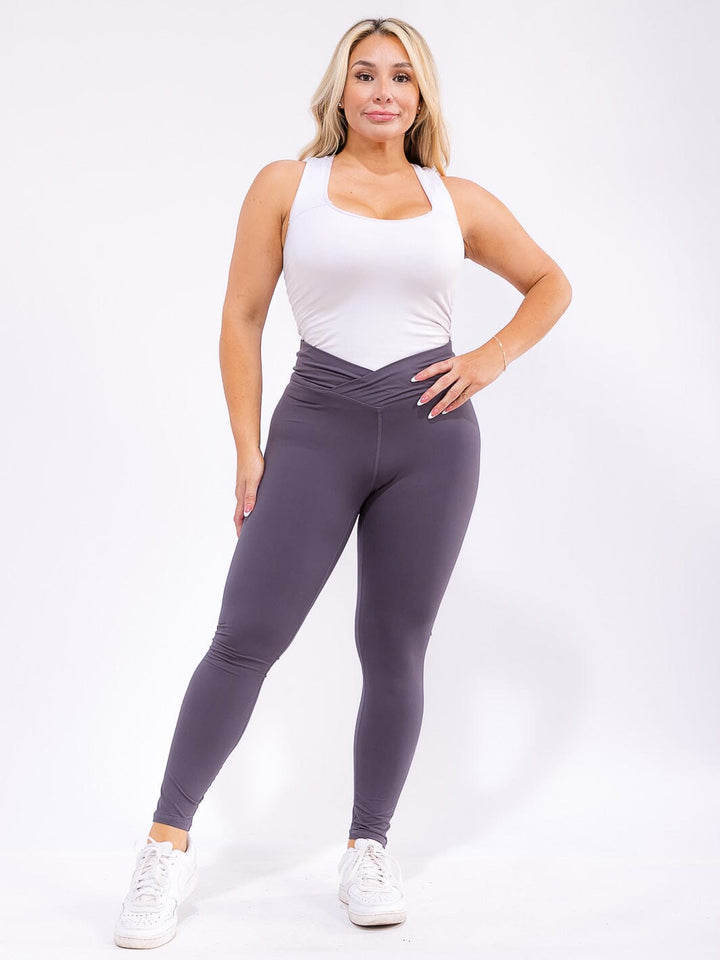 PLUS SIZE ELASTIC WAIST SKINNY LEGGINGS
