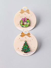 ASSORTED HOLIDAY PENDANT BUTTON PINS