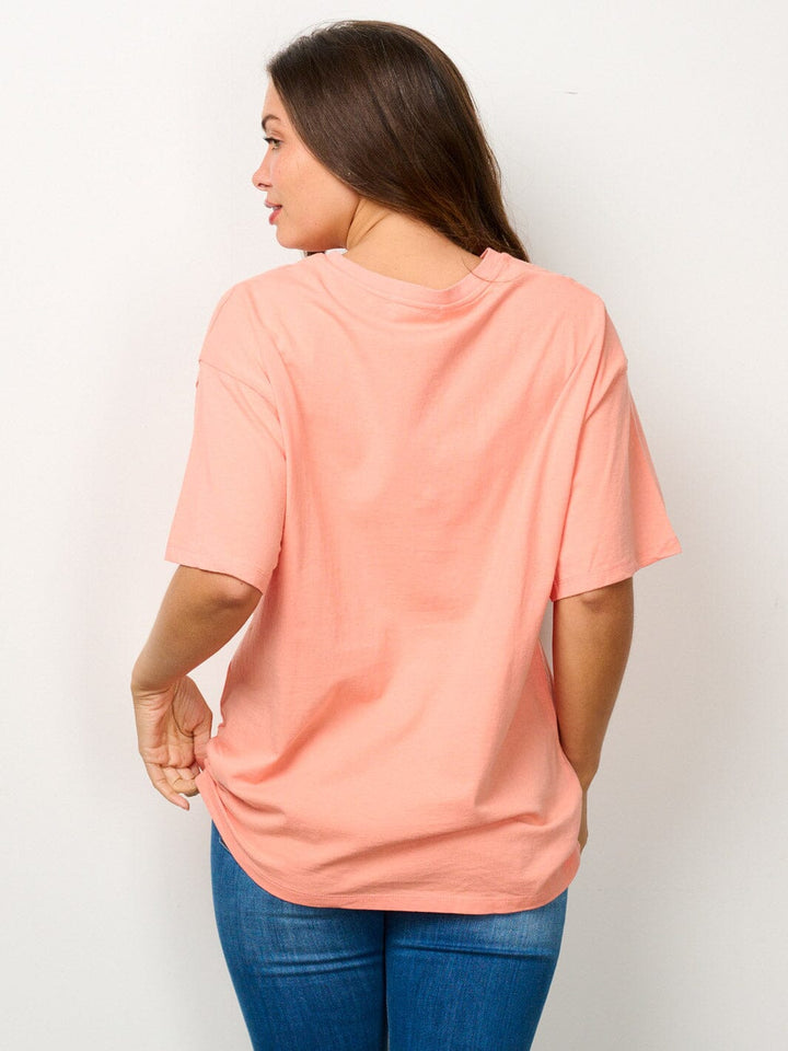 WOMEN'S SHORT SLEEVE GRAPHIC TOP