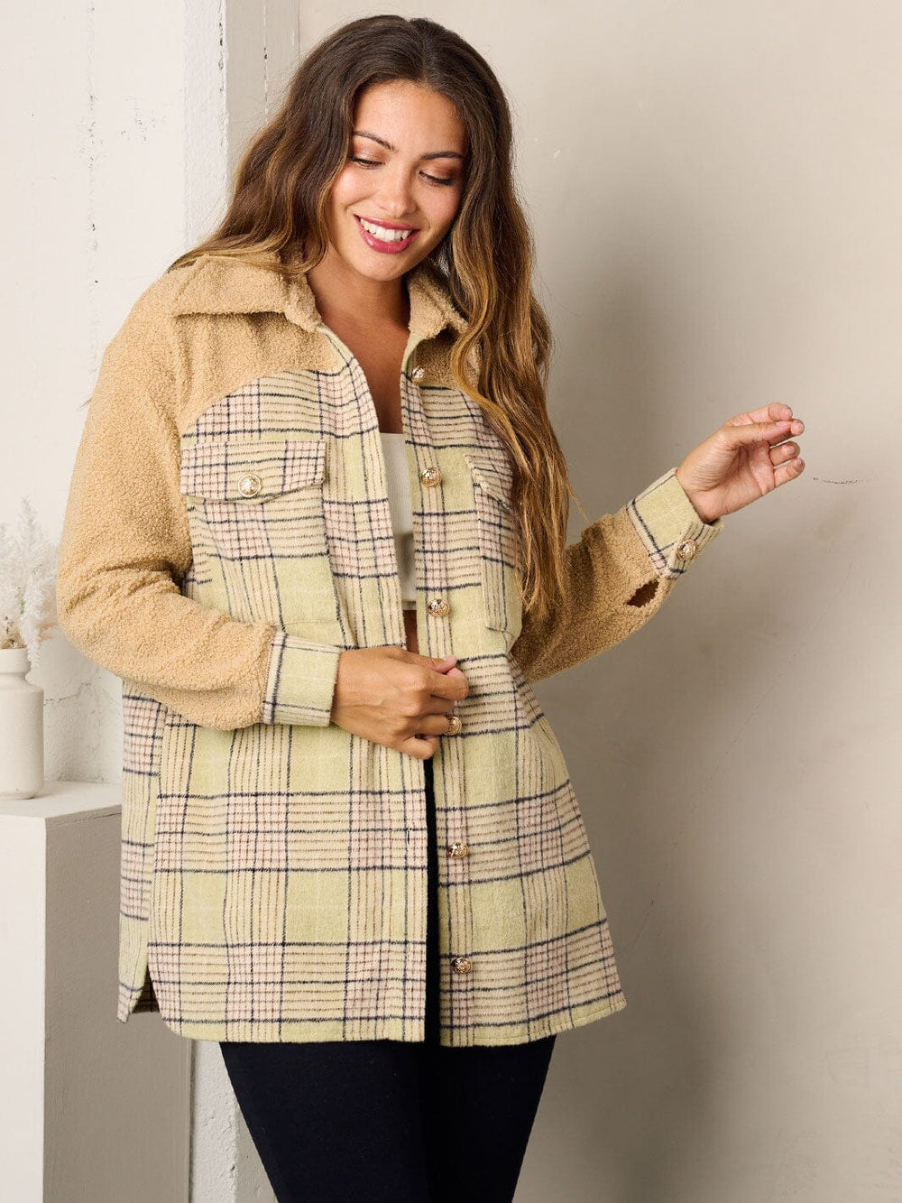 Copy of WOMEN'S LONG SLEEVE BUTTON CLOSURE SATIN BLAZER