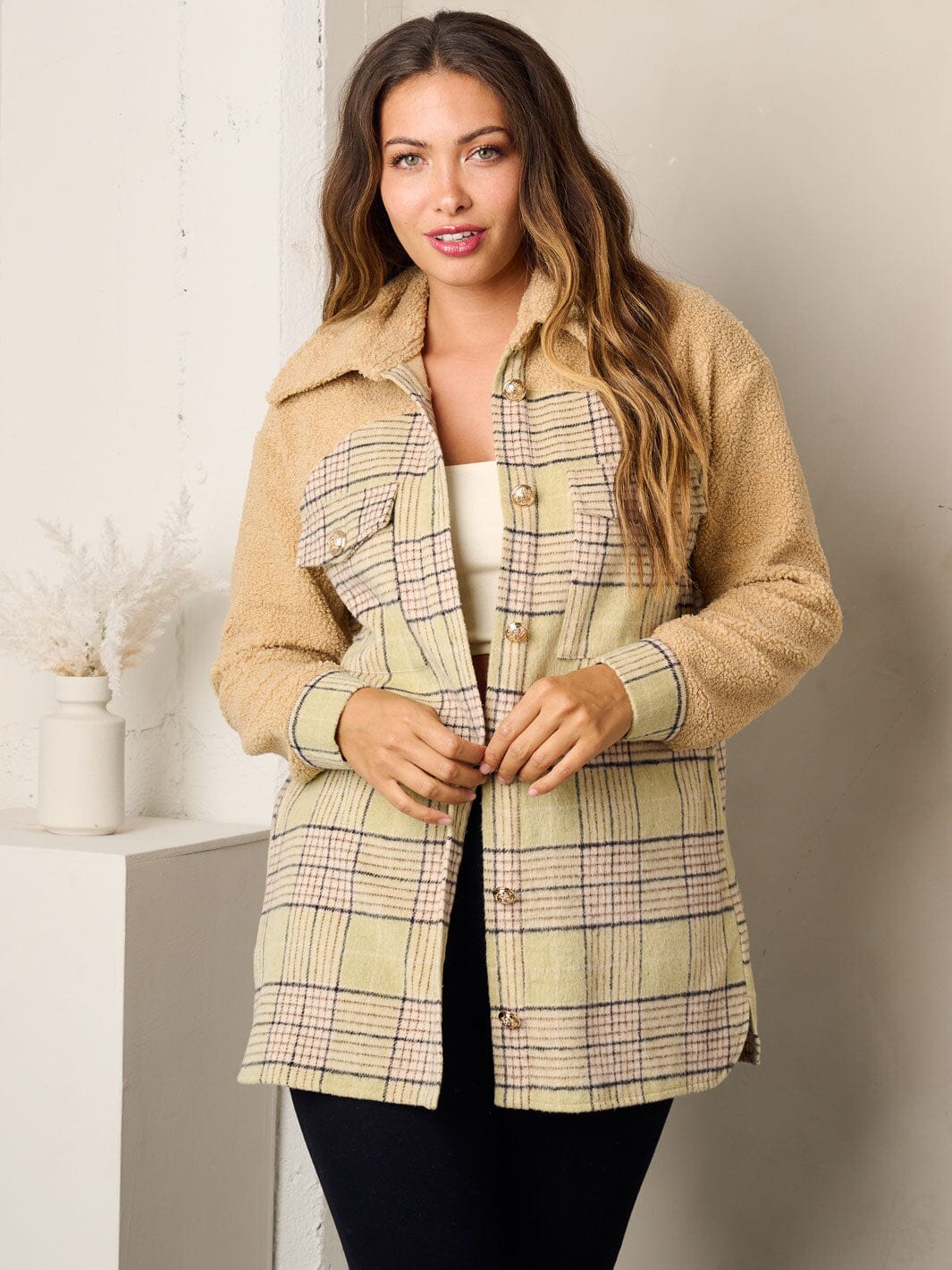 Copy of WOMEN'S LONG SLEEVE BUTTON CLOSURE SATIN BLAZER