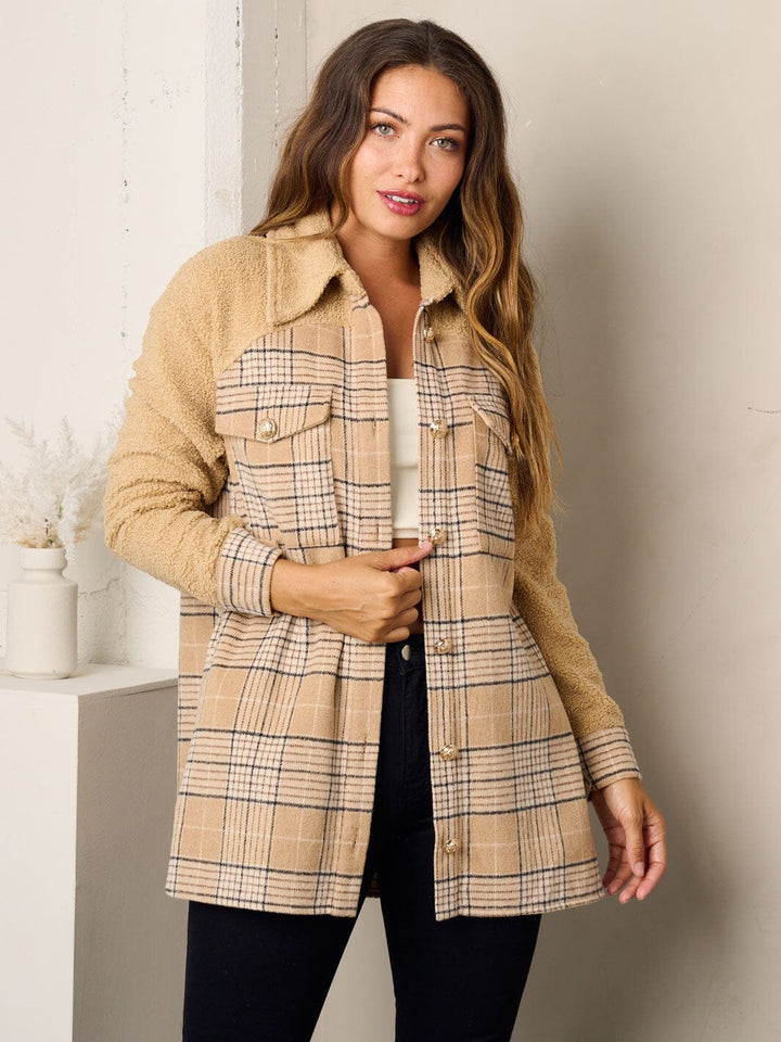 Copy of WOMEN'S LONG SLEEVE BUTTON CLOSURE SATIN BLAZER