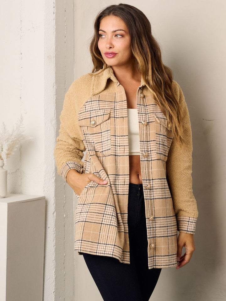Copy of WOMEN'S LONG SLEEVE BUTTON CLOSURE SATIN BLAZER