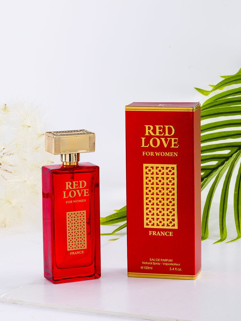 RED LOVE FRANCE SPRAY PERFUME EAU DE PERFUM FOR WOMAN