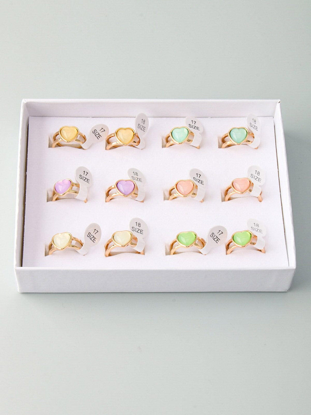 WOMEN'S FASHION MULTI COLOR STONE RINGS