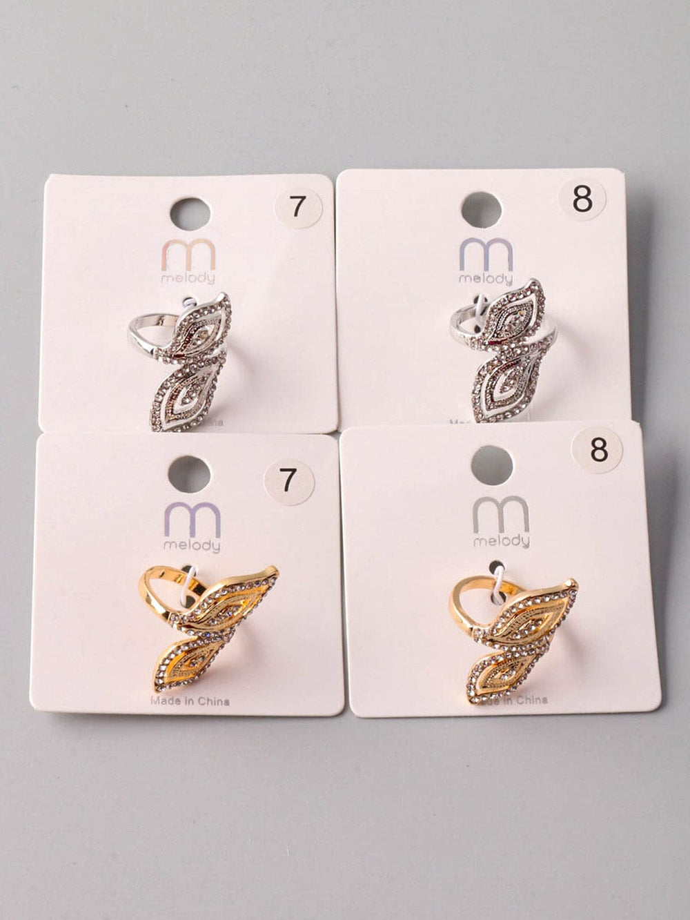 FASHION GOLD & SILVER STUDS RINGS