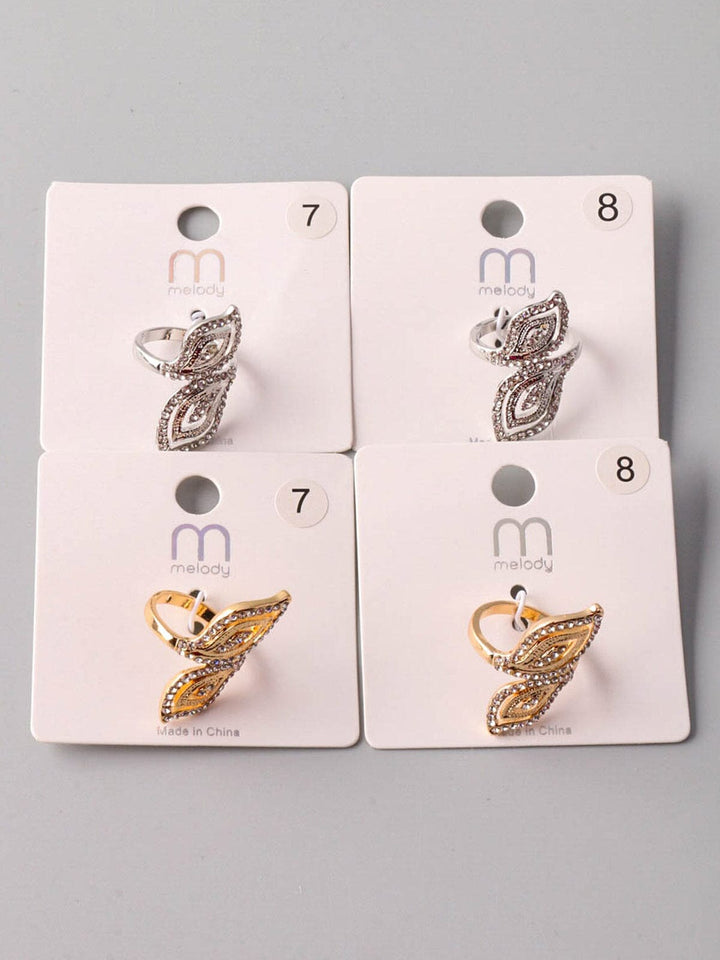 FASHION GOLD & SILVER STUDS RINGS