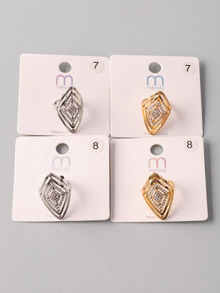 FASHION GOLD & SILVER DETAILED RINGS