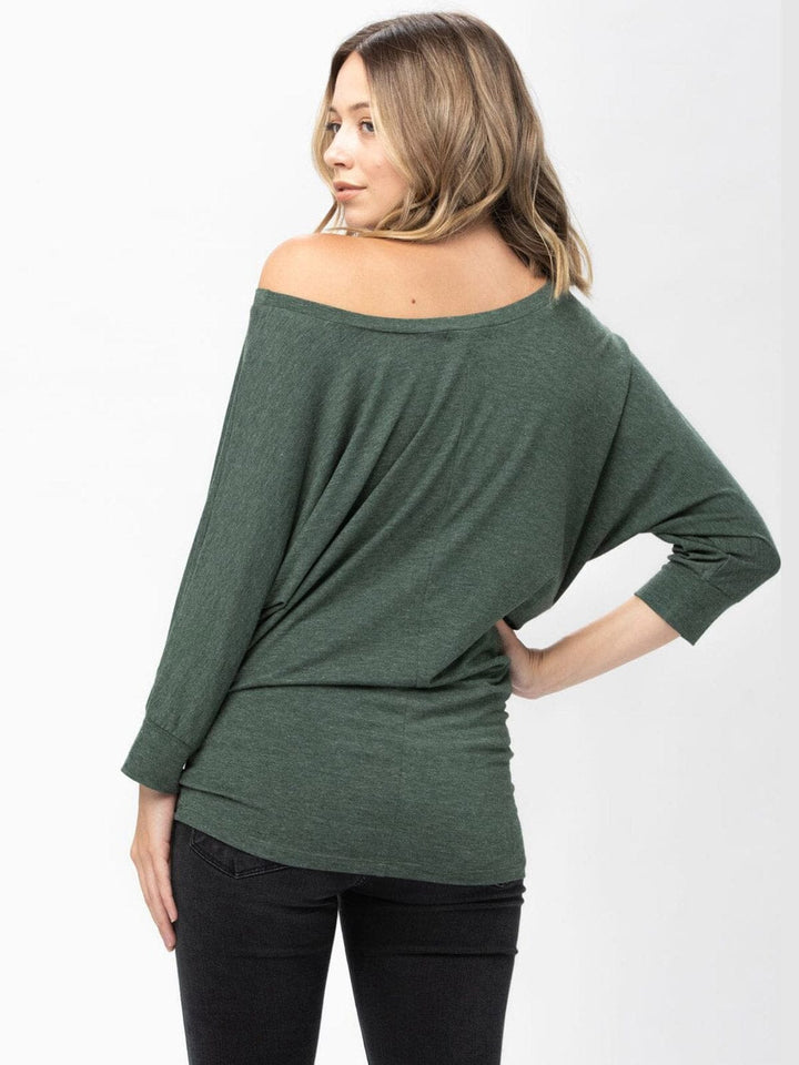 WOMEN'S SHORT SLEEVE SOLID BLOUSE