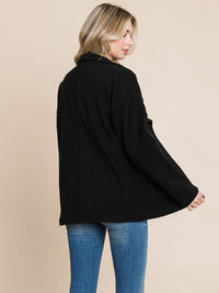 WOMEN'S LONG SLEEVE ZIPPER CLOSURE FRONT POCKETS JACKET
