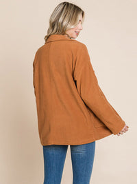 WOMEN'S LONG SLEEVE ZIPPER CLOSURE FRONT POCKETS JACKET