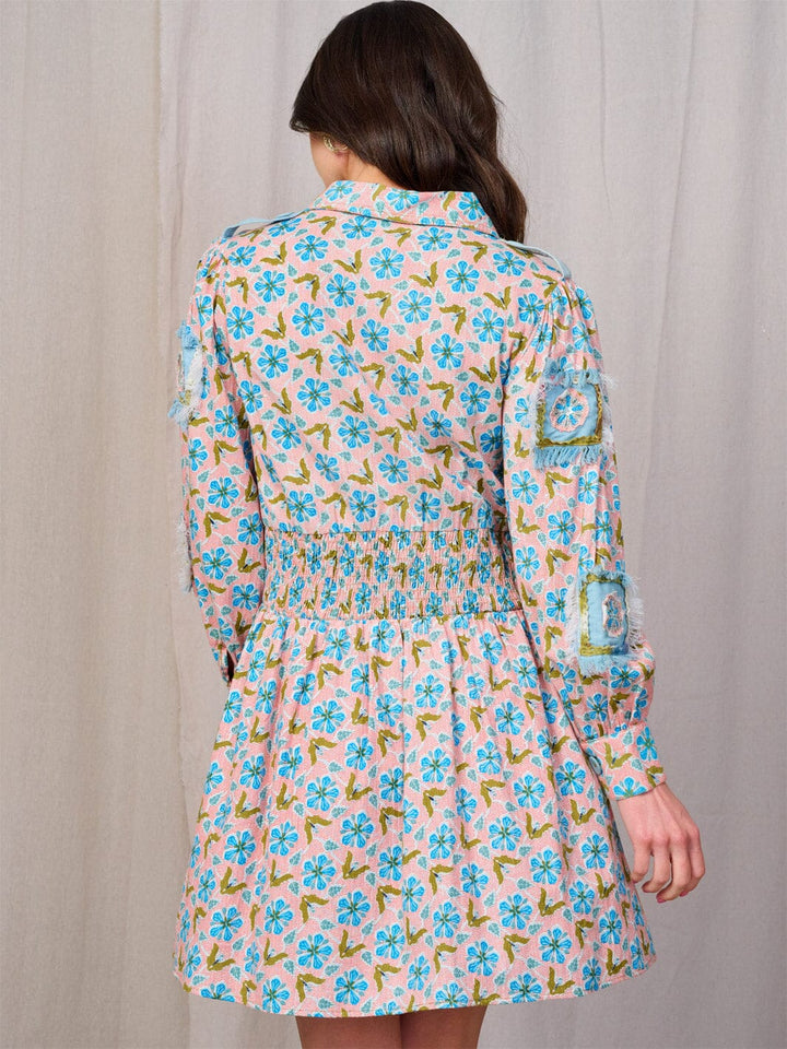 WOMEN'S LONG SLEEVE TASSEL OPEN BACK TUNIC MINI DRESS (Copy)