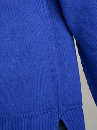WOMEN'S LONG SLEEVE KNIT PULLOVER SWEATER