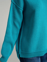 WOMEN'S LONG SLEEVE KNIT PULLOVER SWEATER